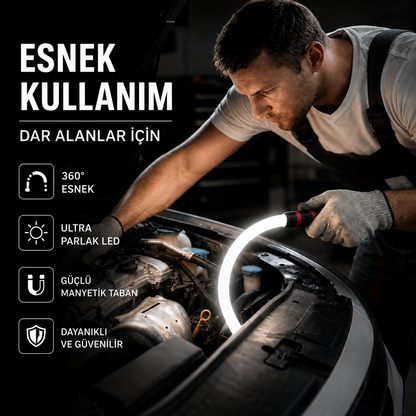 AutoFlexTR Esnek Araç Bakım ve Tamir Lambası